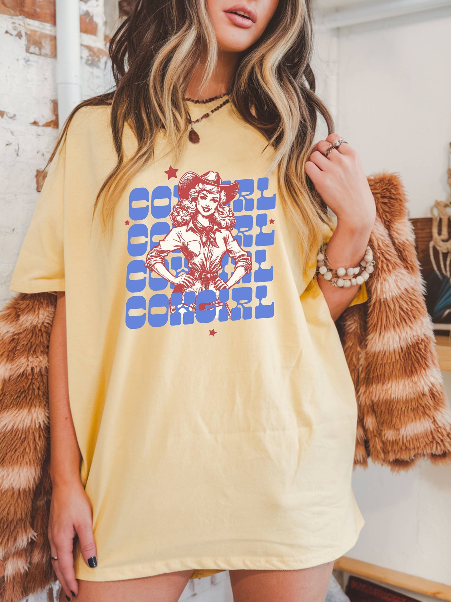 Cowgirl Summer, Western, Cowgirl Graphic Tee, Fourth of July