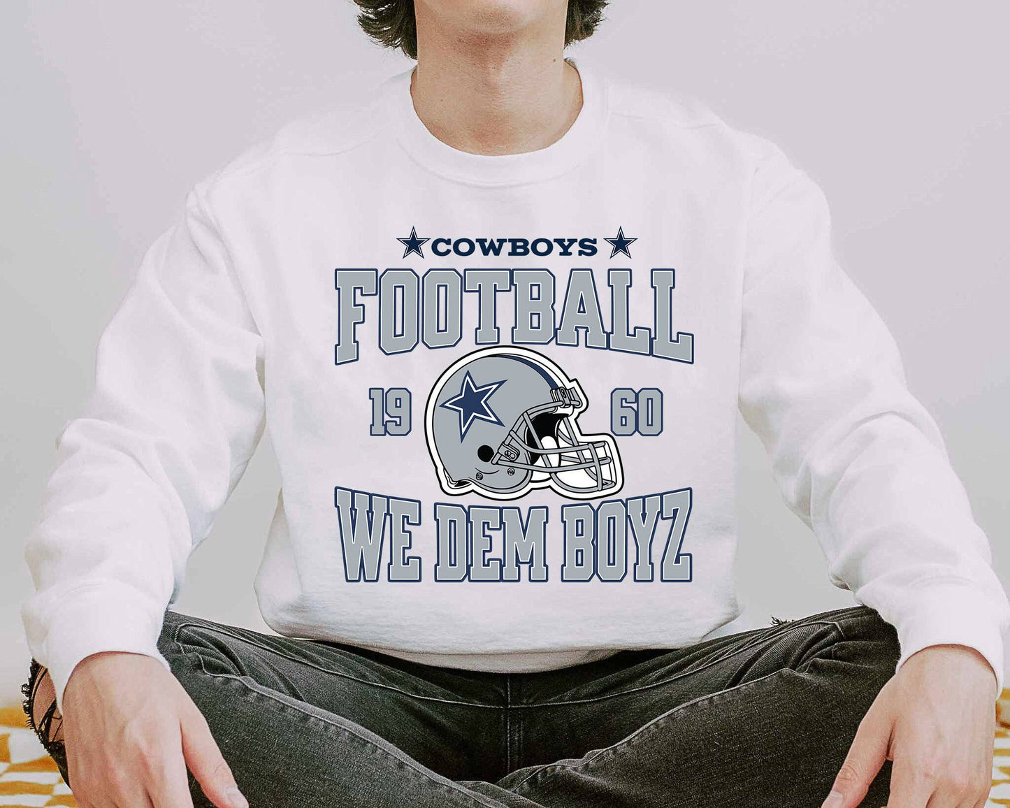 Dallas Comfort Colors Football Sweatshirt For Trendy Unisex