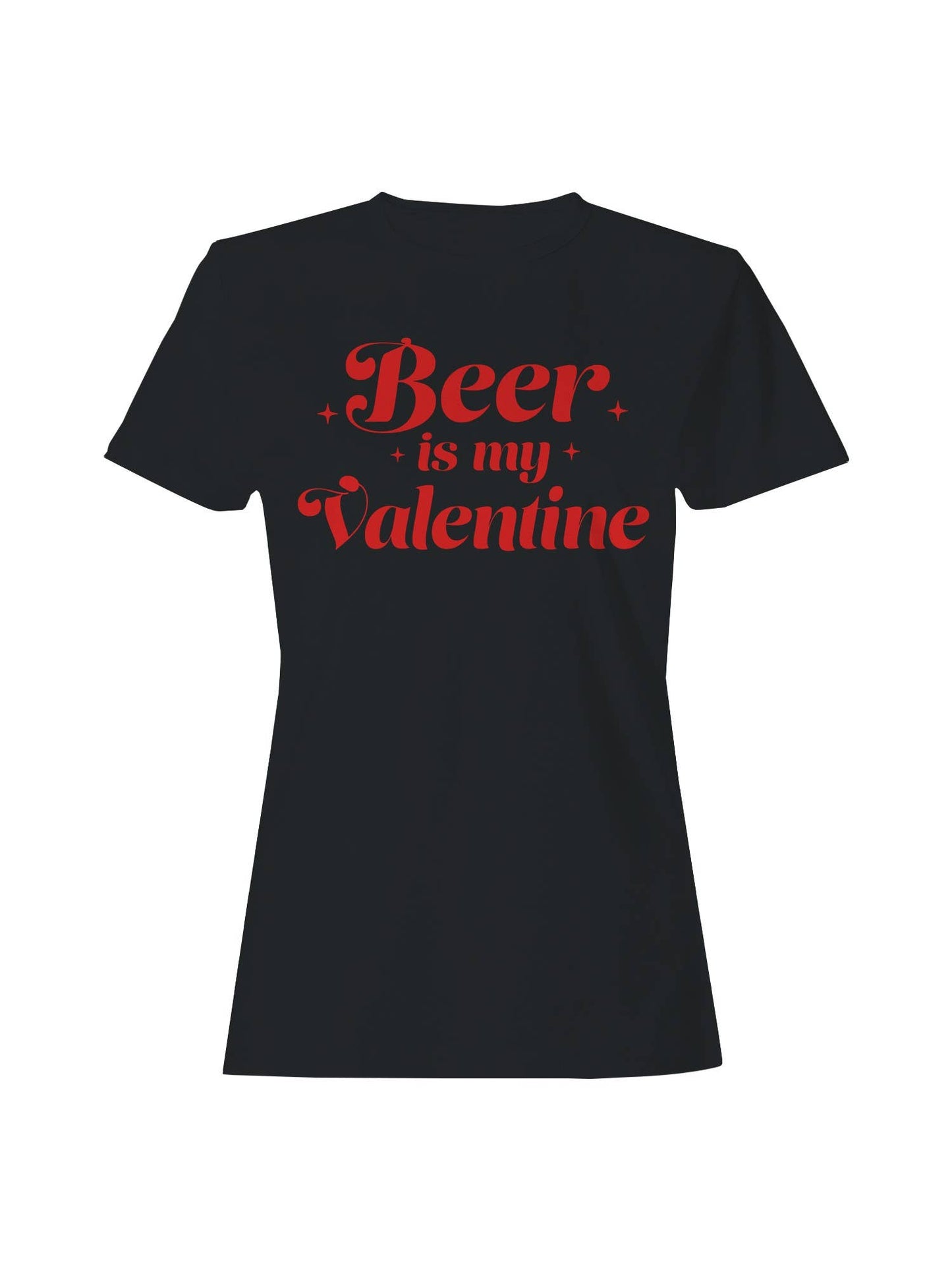 Beer Is My Valentine Design Women's T-Shirt