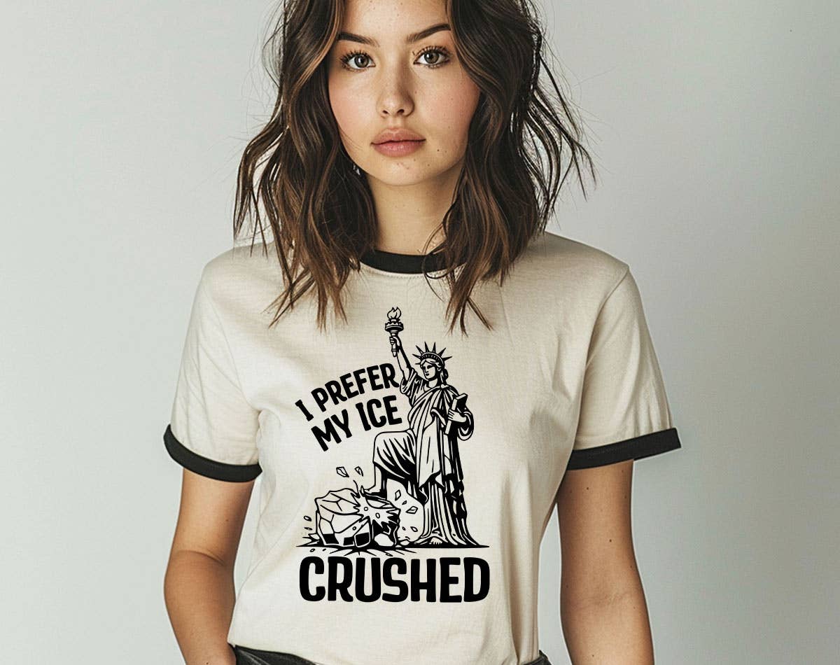 I Prefer My Ice Crushed - Anti Ice Ringer Shirt