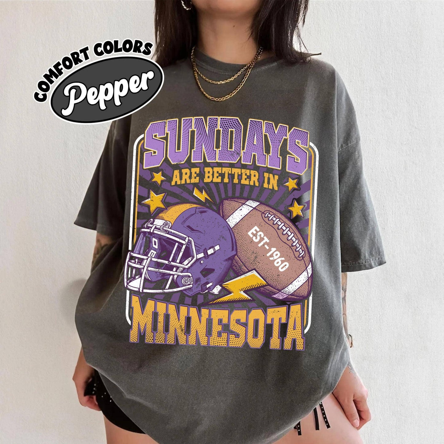 Minnesota Football Game Day Tee, Touchdown Season Gift