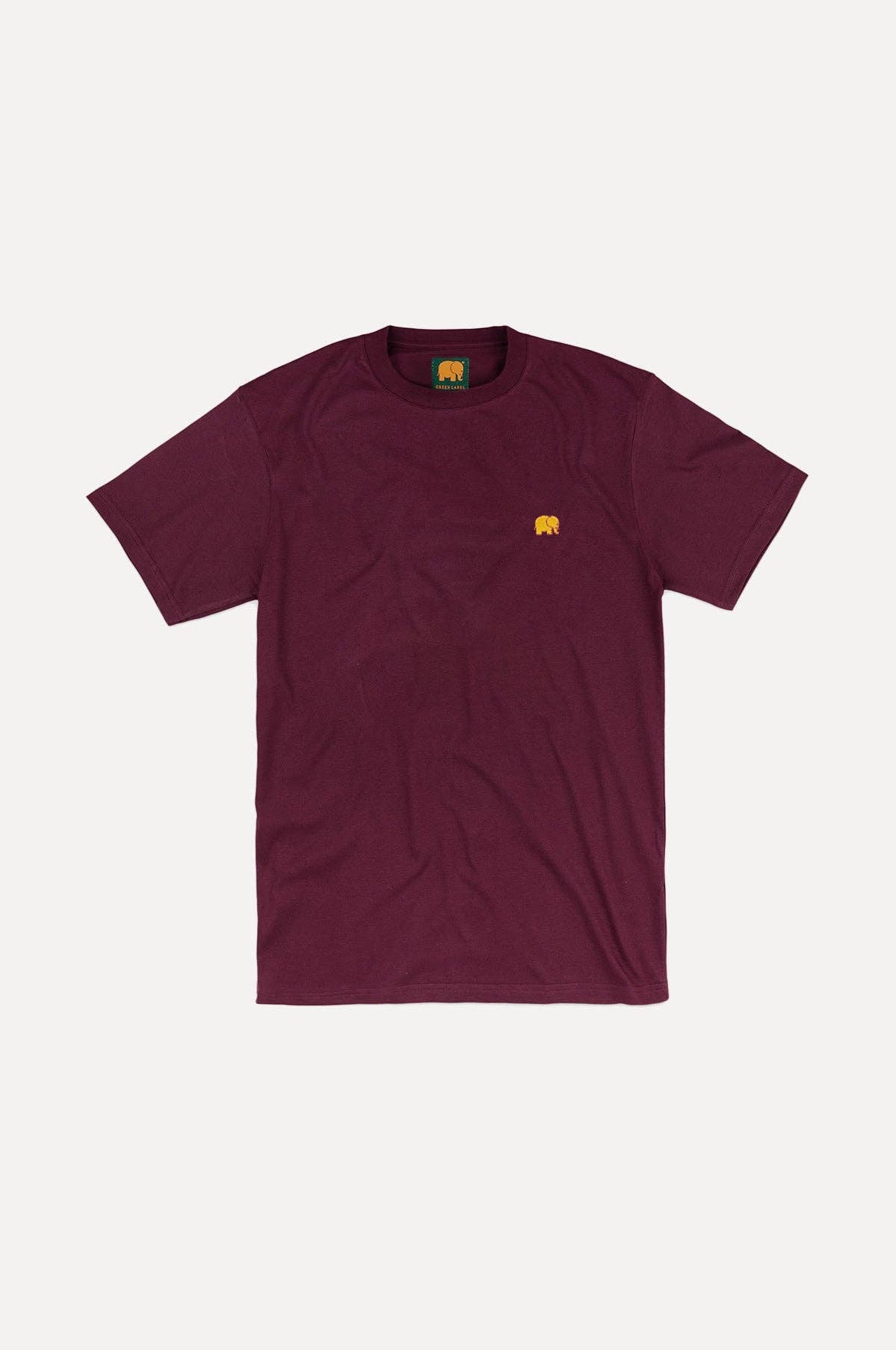 Organic Essential T-Shirt Burgundy