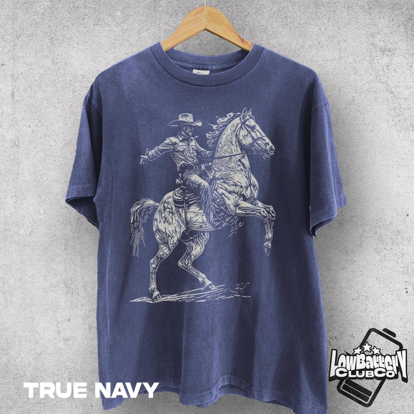 Vintage Rodeo Cowboy Graphic Tee Shirt