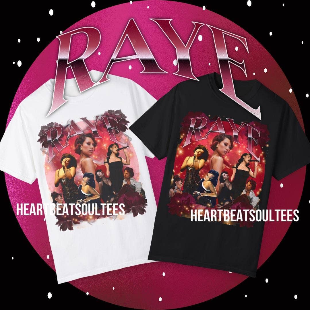 Raye 90s Vintage Tour Tee - Bootleg Merch Shirt