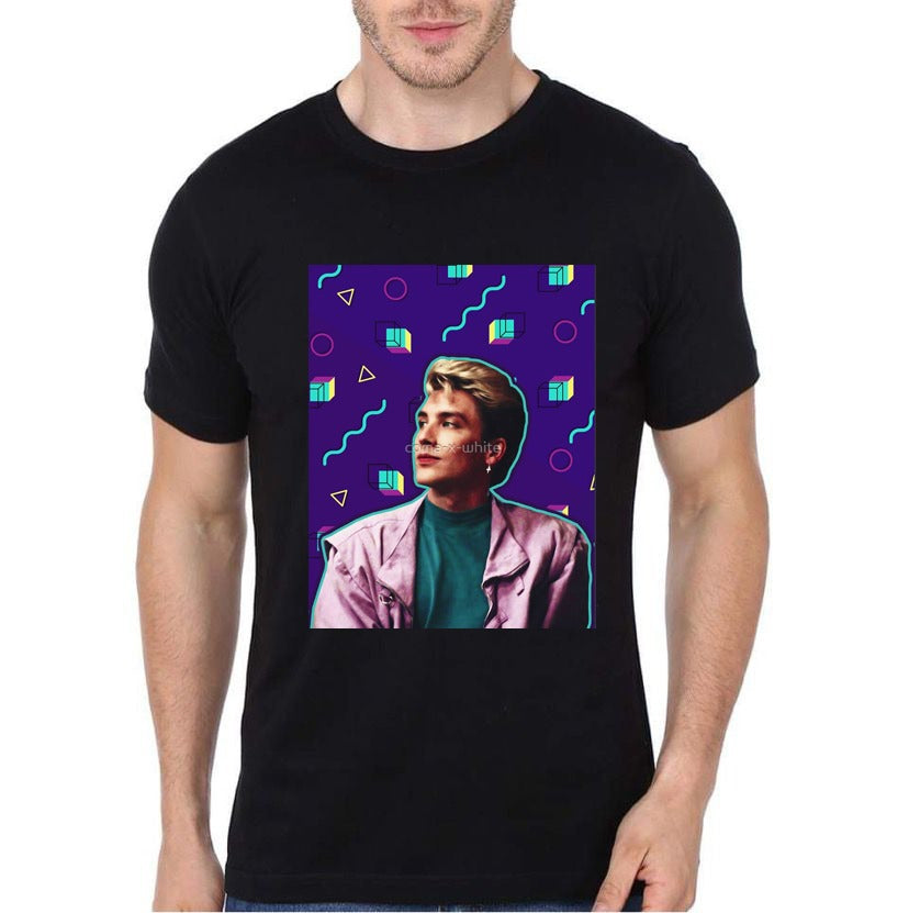 Cody Fern Half Sleeve Black T-Shirt