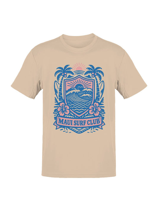 Maui Surf Club Tropical Crest Men's T-Shirt