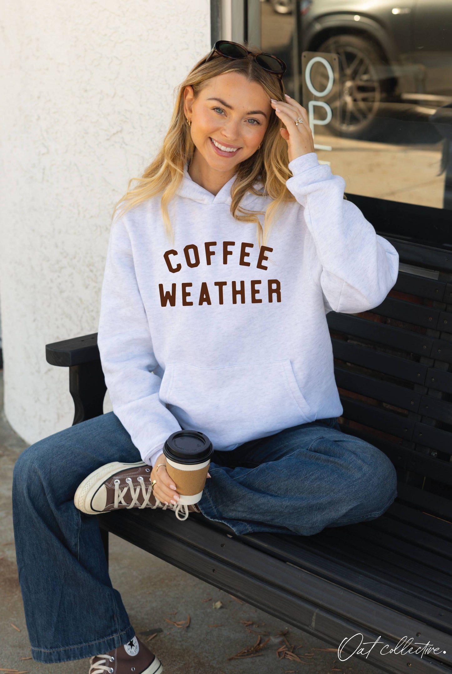 Coffee Weather Hoodie Pullover Sweatshirt