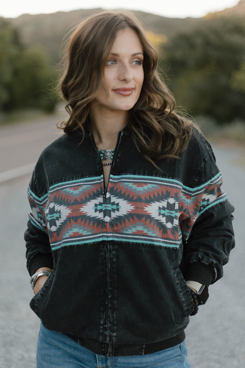 Ninety's Vibes Bomber Jacket