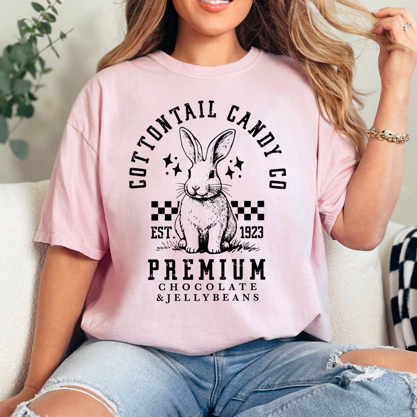 Cottontail Candy Co  Easter Graphic Shirt | Comfort Colors