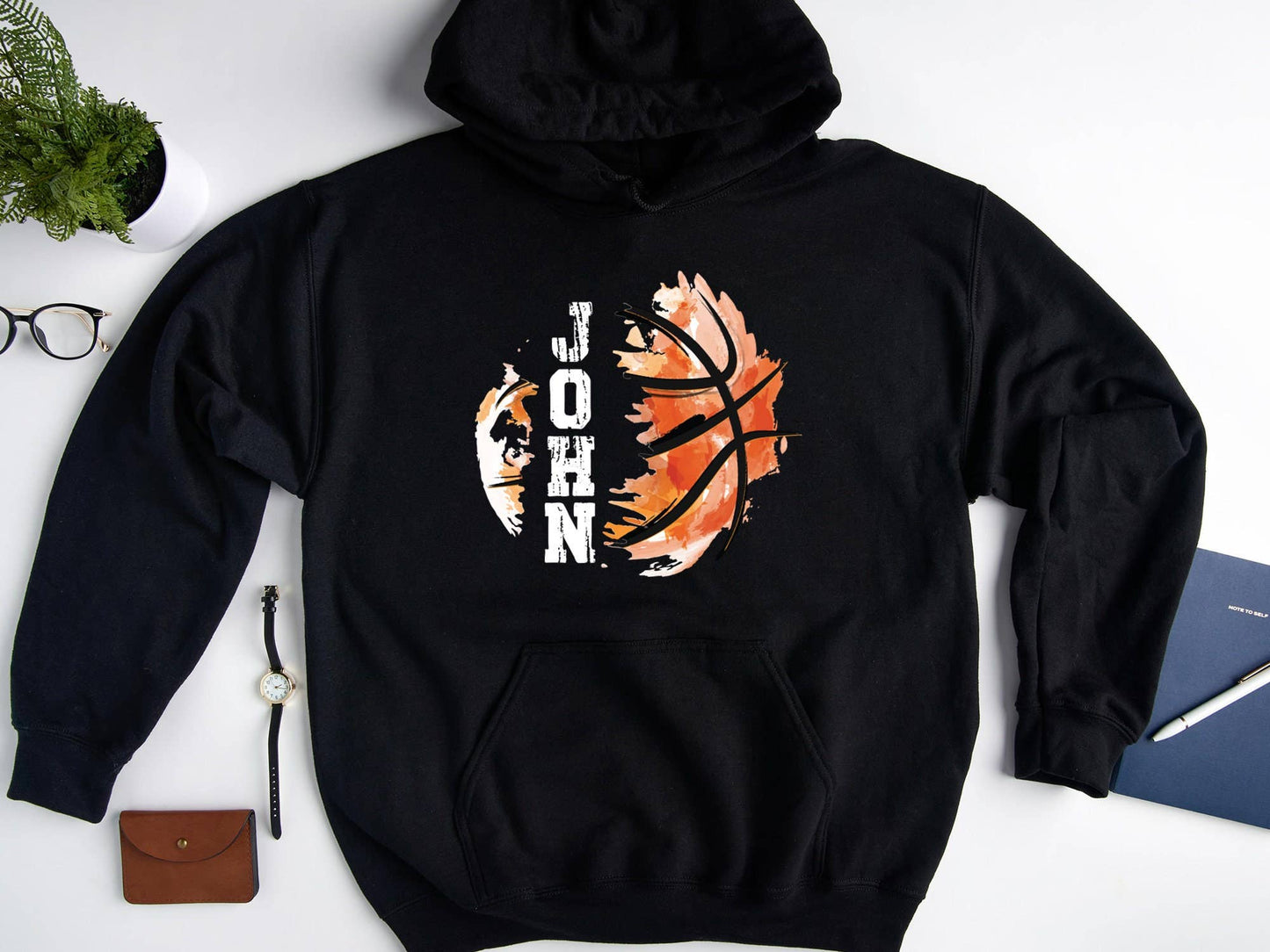 Customized Basketball Team Hoodie - Personalized Player Name