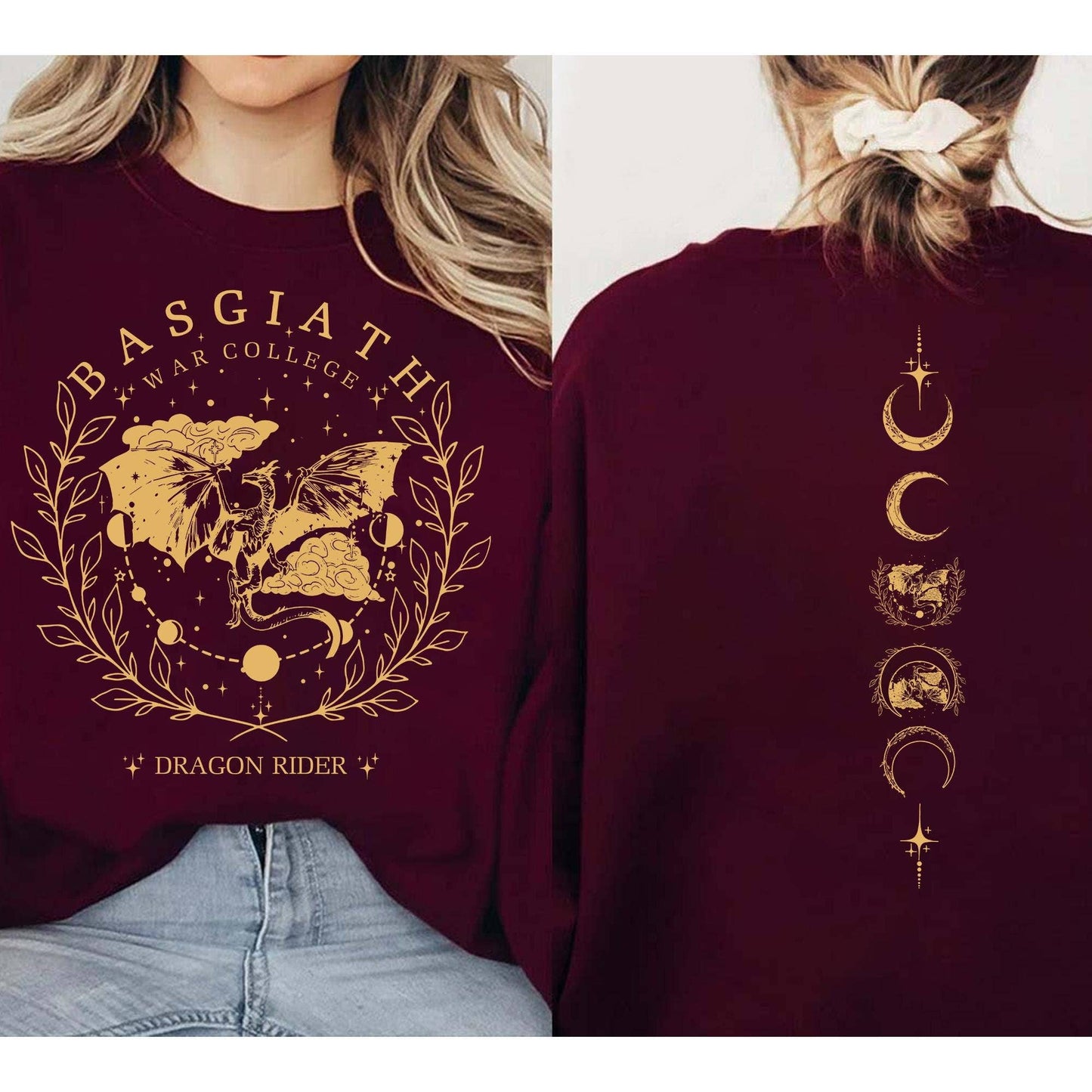 Fourth Wing Sweatshirt - Violet Sorrengail Fantasy Apparel