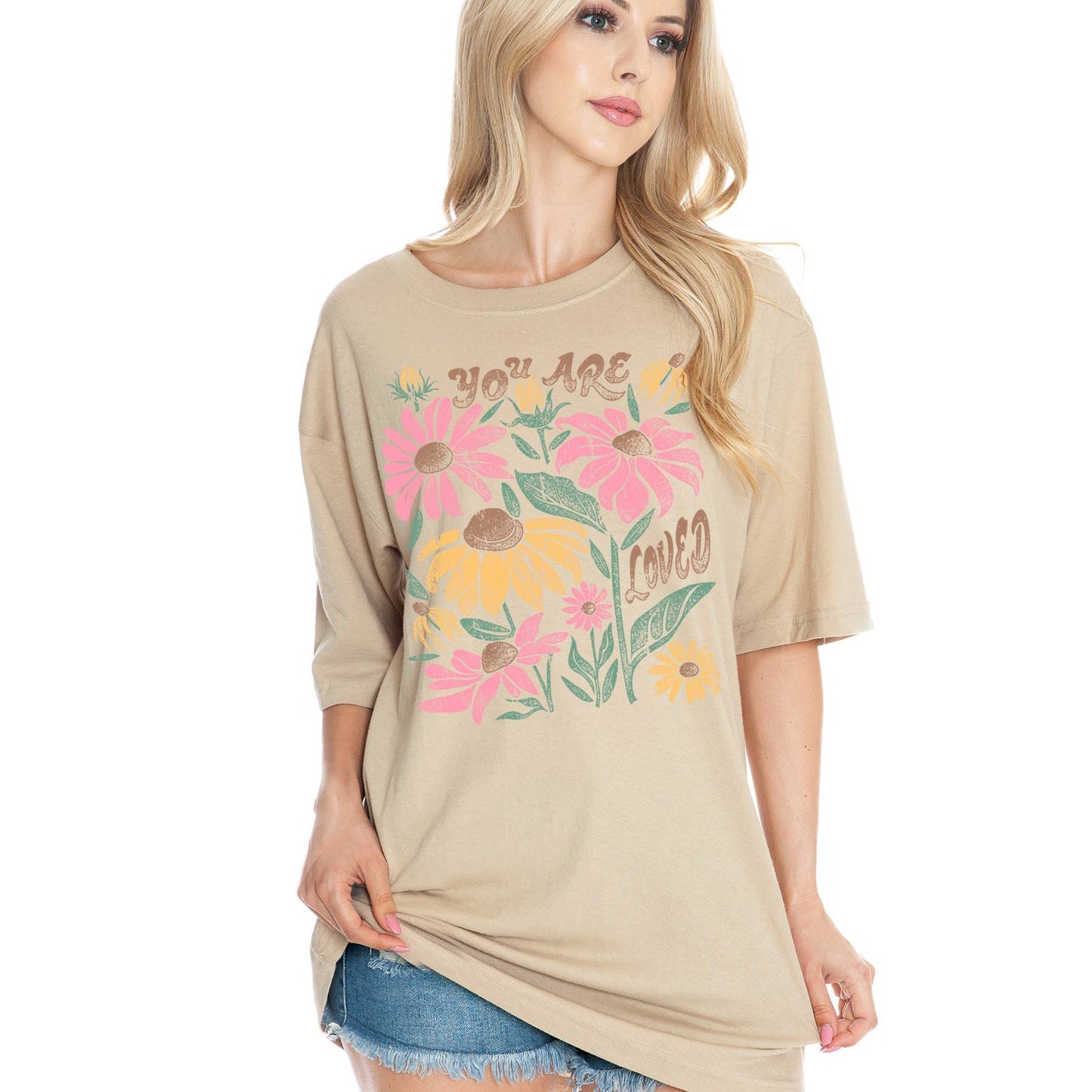 You Are Loved Oversized Unisex T Shirt