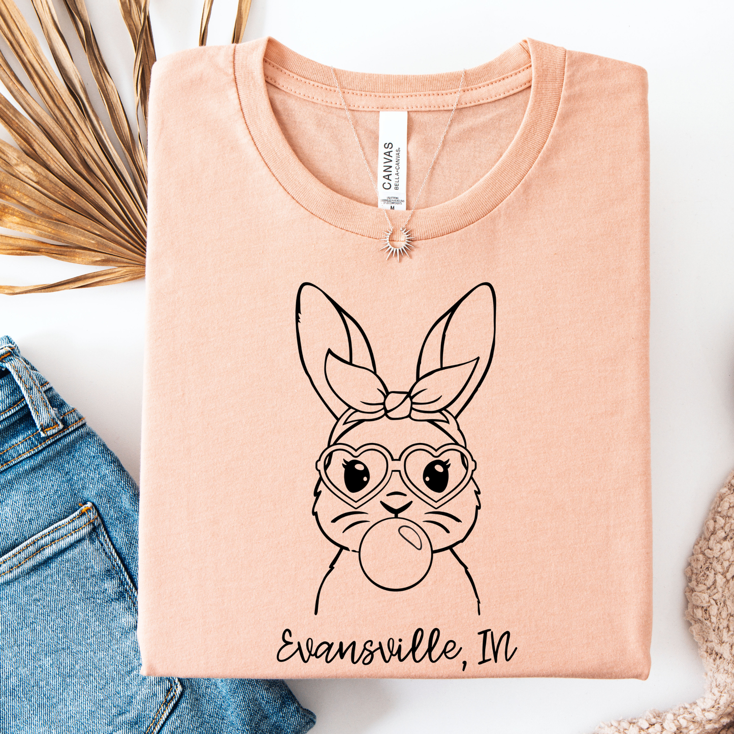 Custom Easter Bunny Graphic Tee