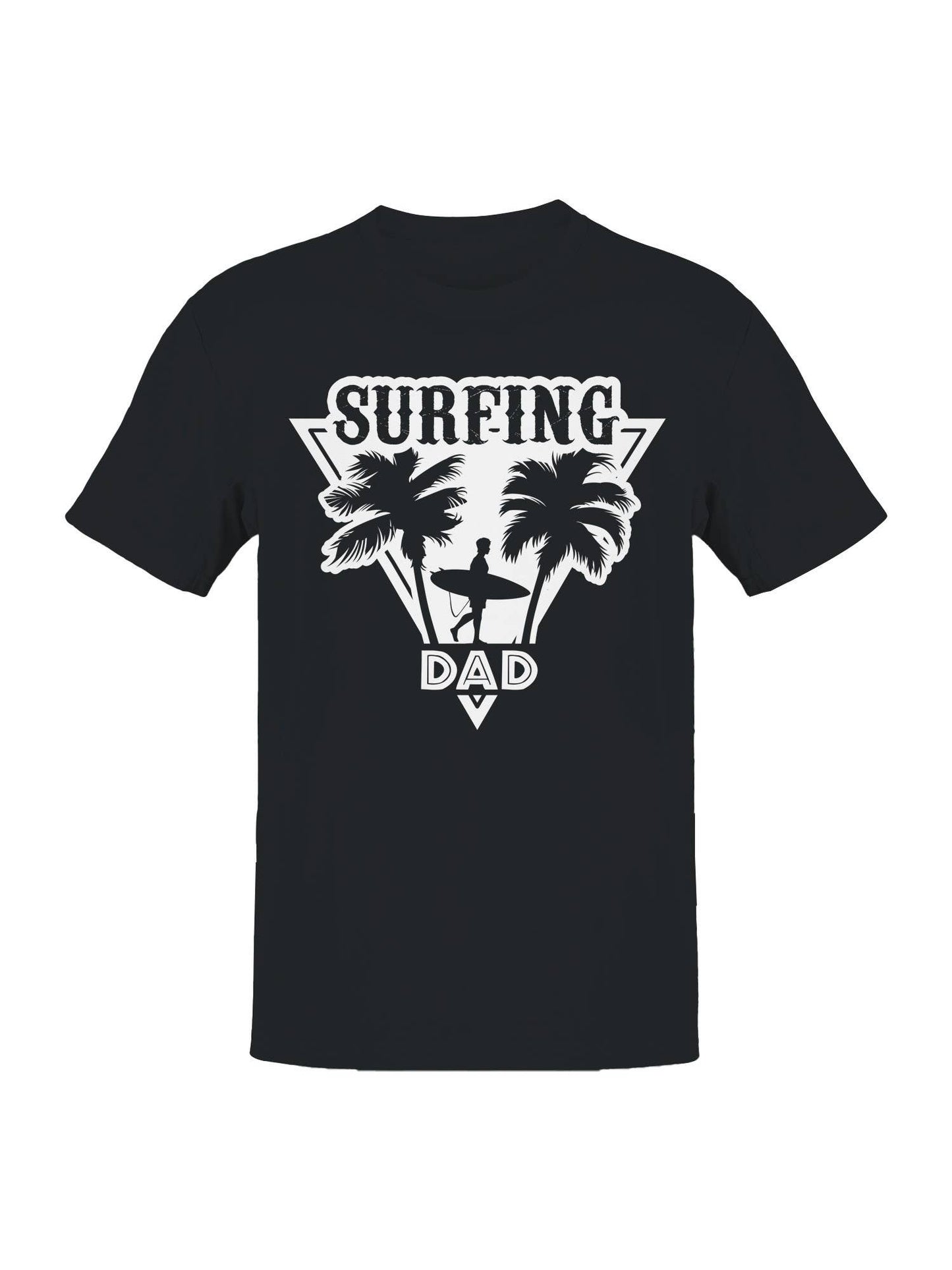 Surfing Dad Graphic Tee Men's T-Shirt