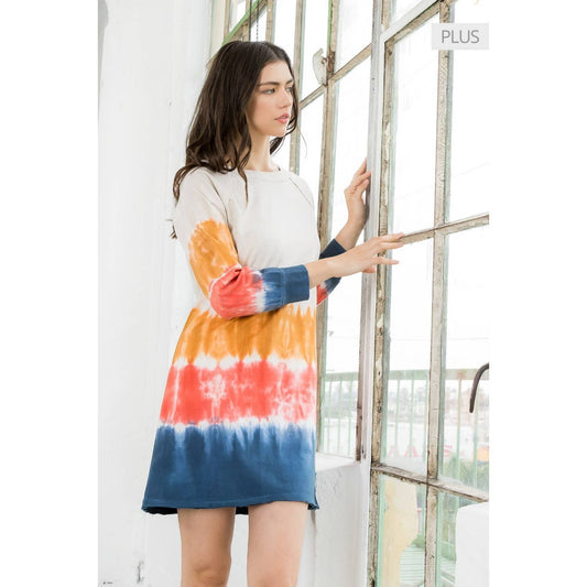 /Size Xl/ Tie Dye Sweater Dress