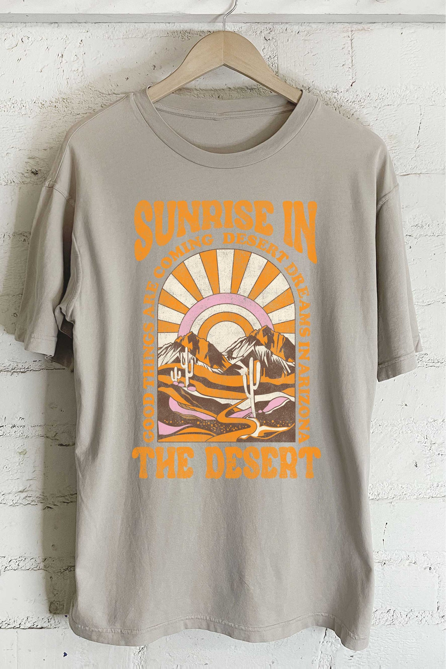 Sunrise in the Desert-Oversized Tee
