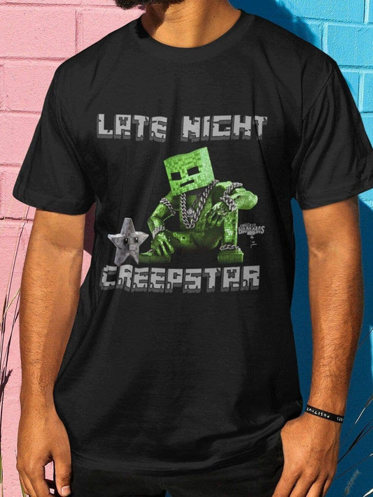 Late Night Creeper Gamer Quote Hoodie - Funny Party Tee