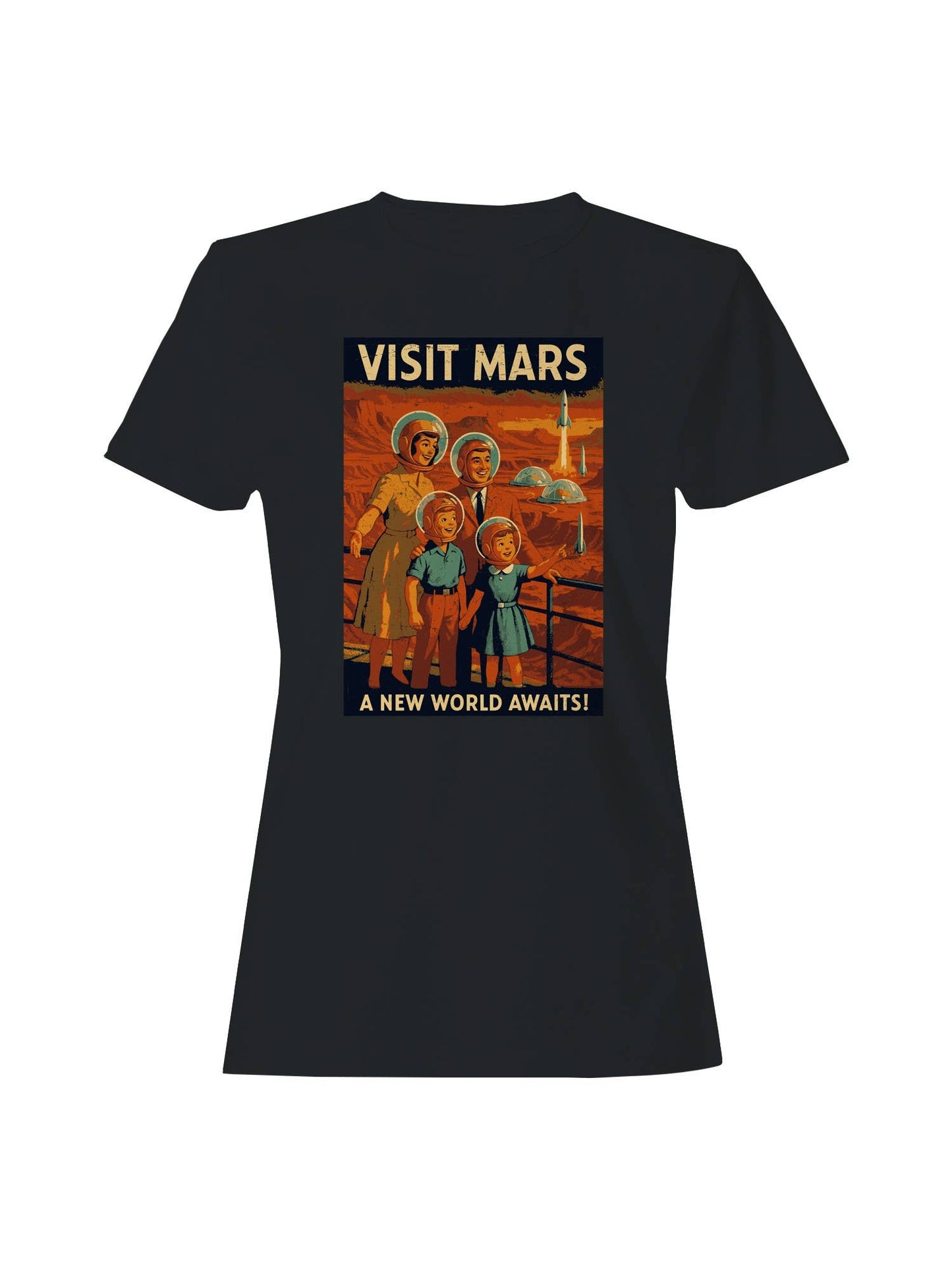Explore Mars: A New World Awaits Women's T-Shirt