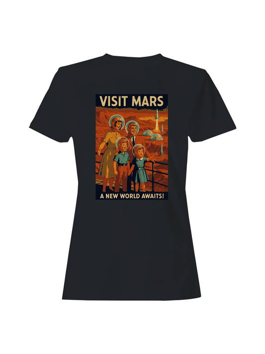 Explore Mars: A New World Awaits Women's T-Shirt