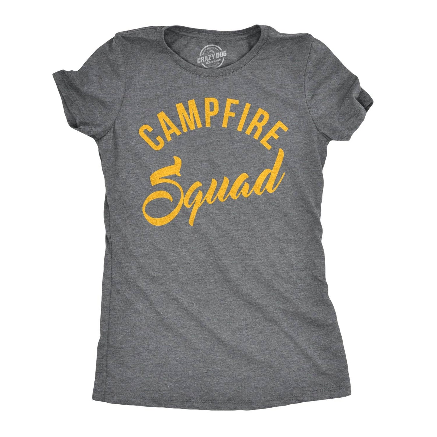 Campfire Squad Women's Tshirt Camping Graphic Tee Western