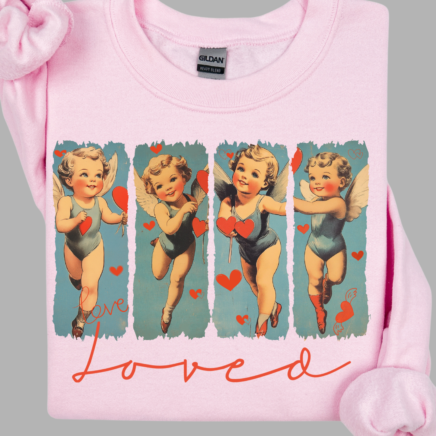 Vintage Valentine's Girl Sweatshirt
