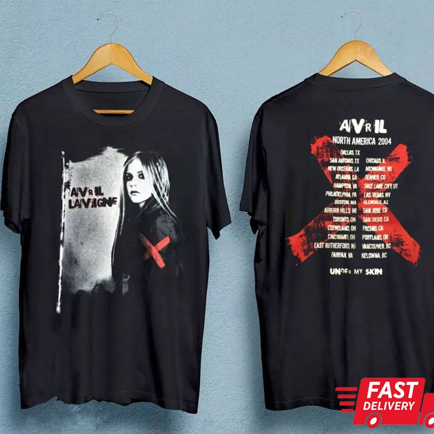Avril Lavigne 2024 Tour Fan Shirt - Official Graphic Merch