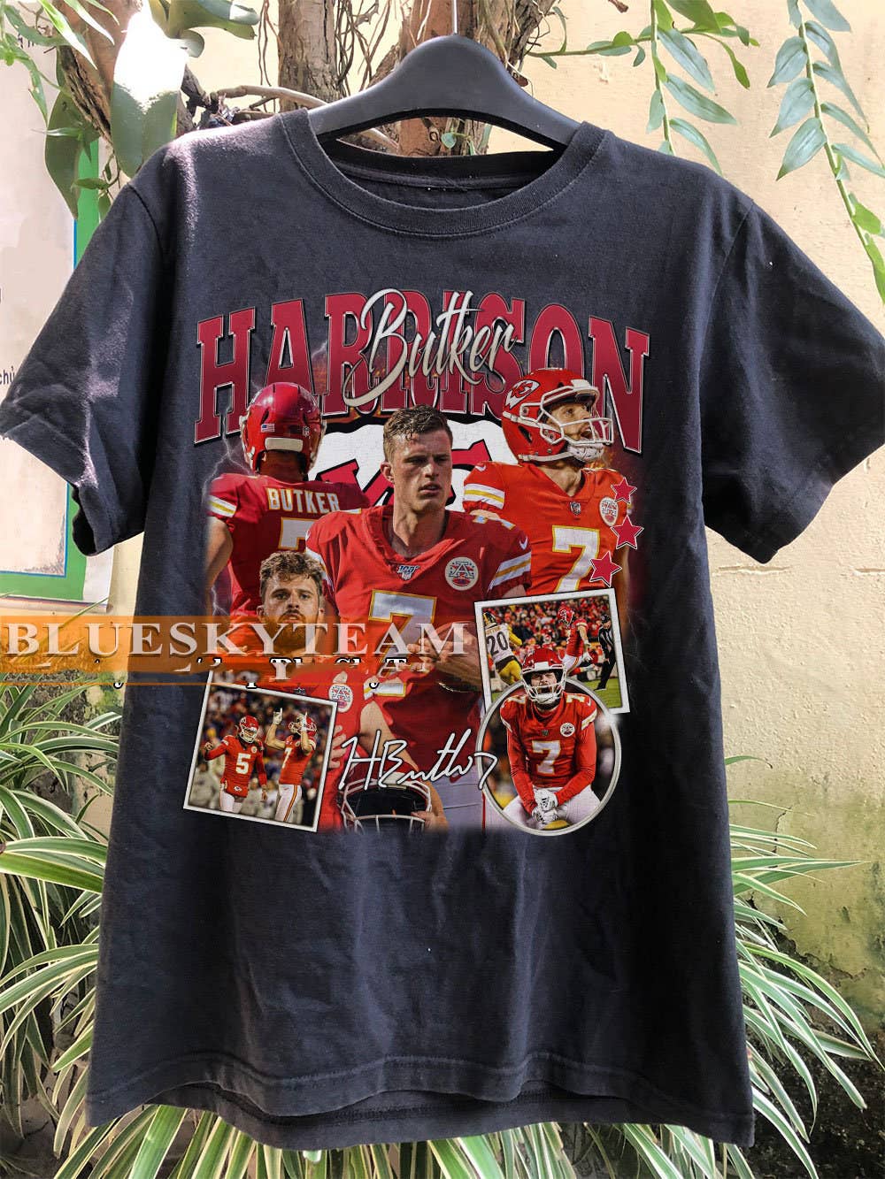 Harrison Butker 90s Vintage Bootleg Football T-Shirt Gift