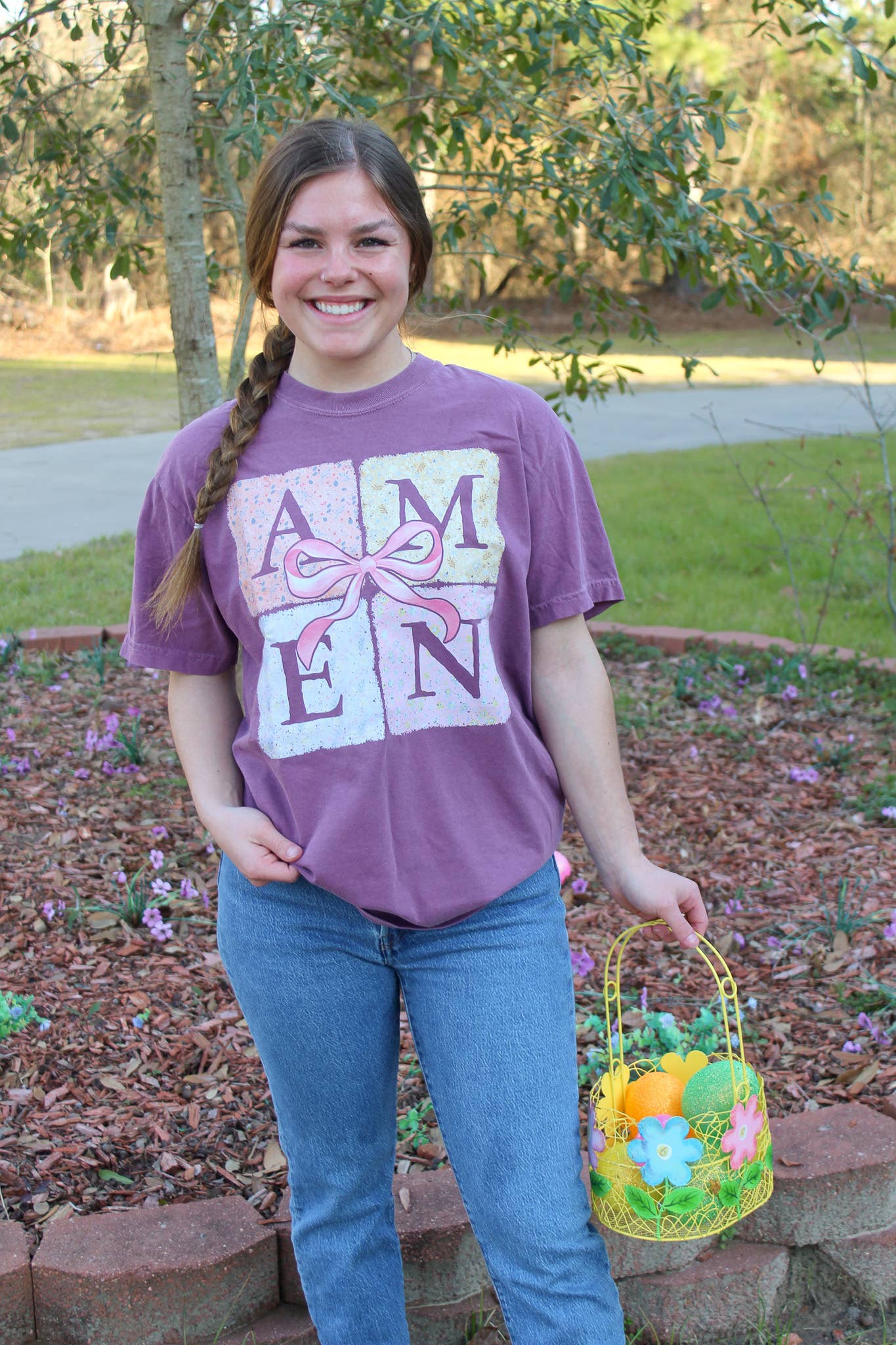 Amen Bow Graphic Tee