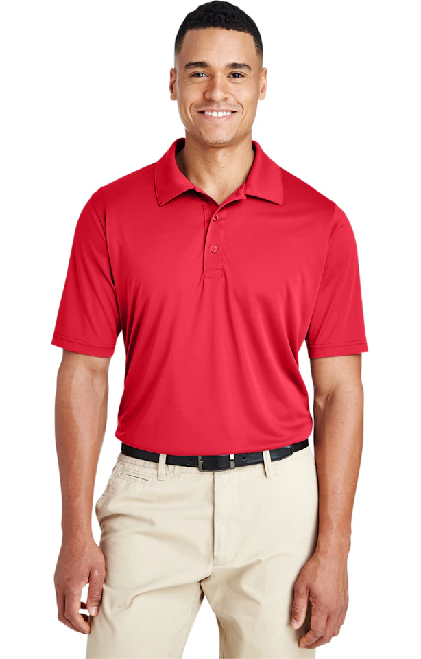 Custom Designed - Men's Polo (Sport Red) Adult, Team 365, Performance
