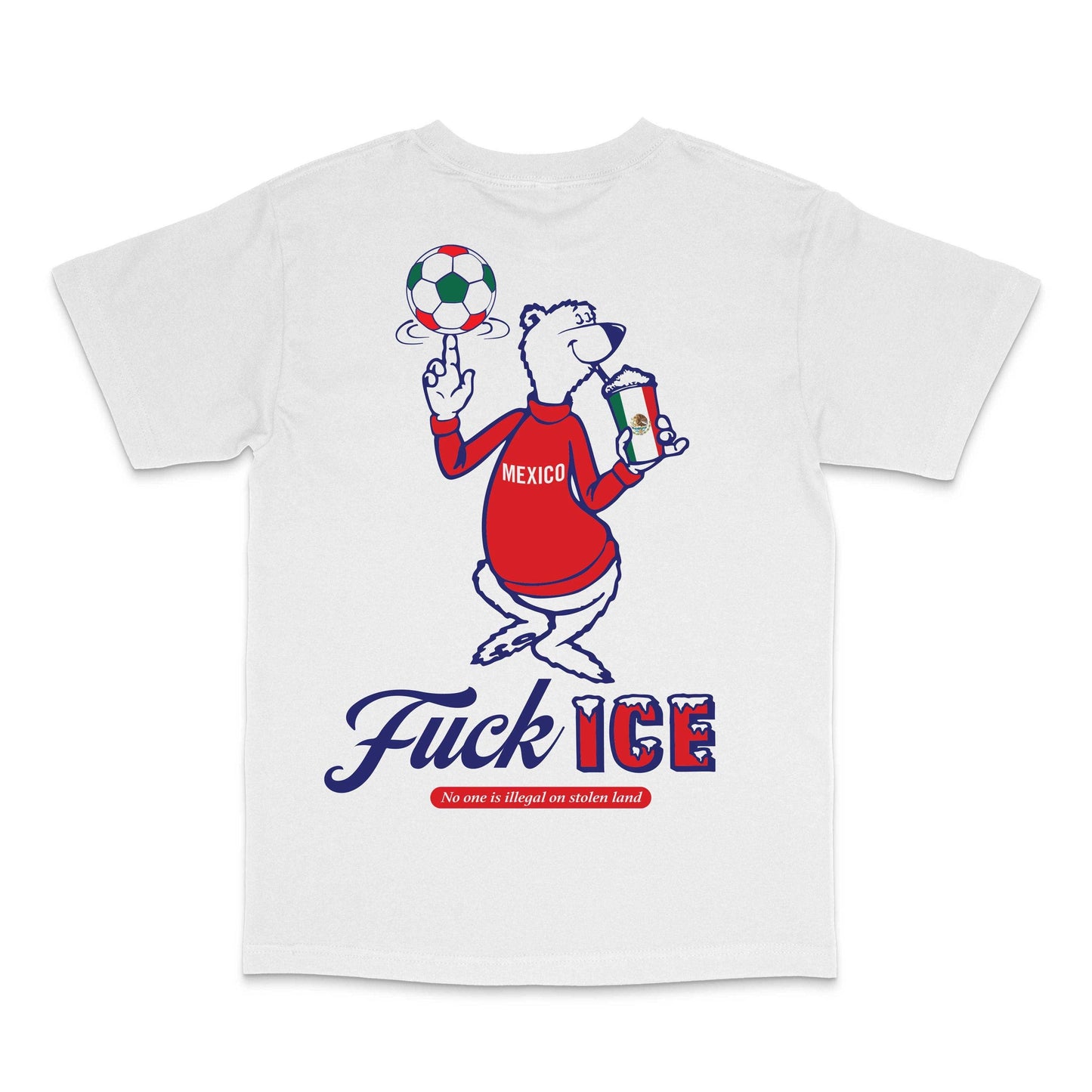 Abolish Ice T-Shirt - No Human Is Illegal On Stolen Land