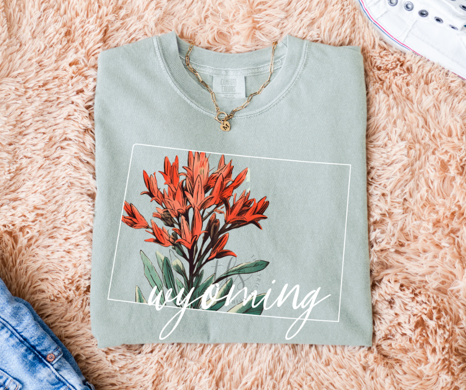 Exclusive Wyoming State Flower T-Shirt