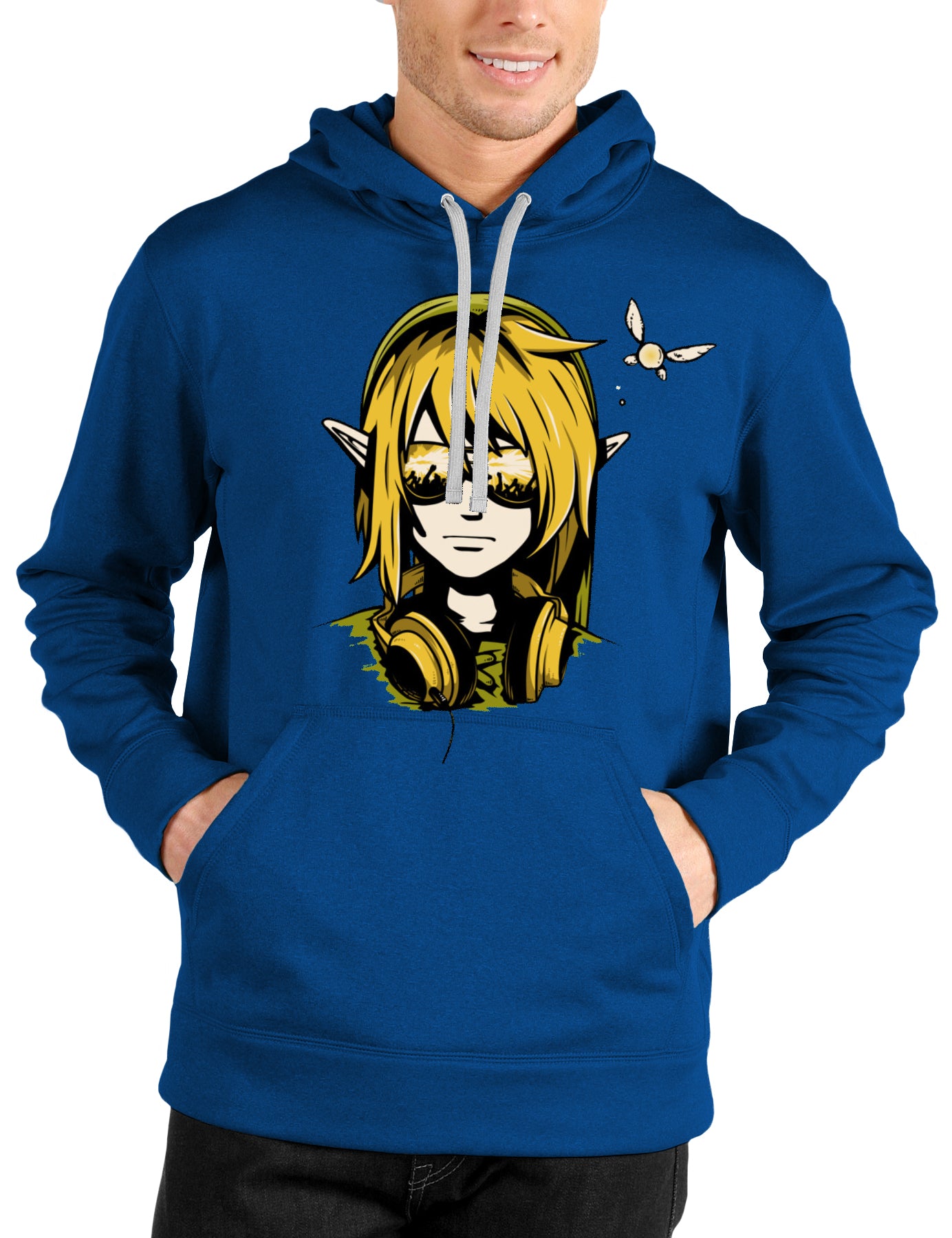 Alien DJ Blue Hoodie