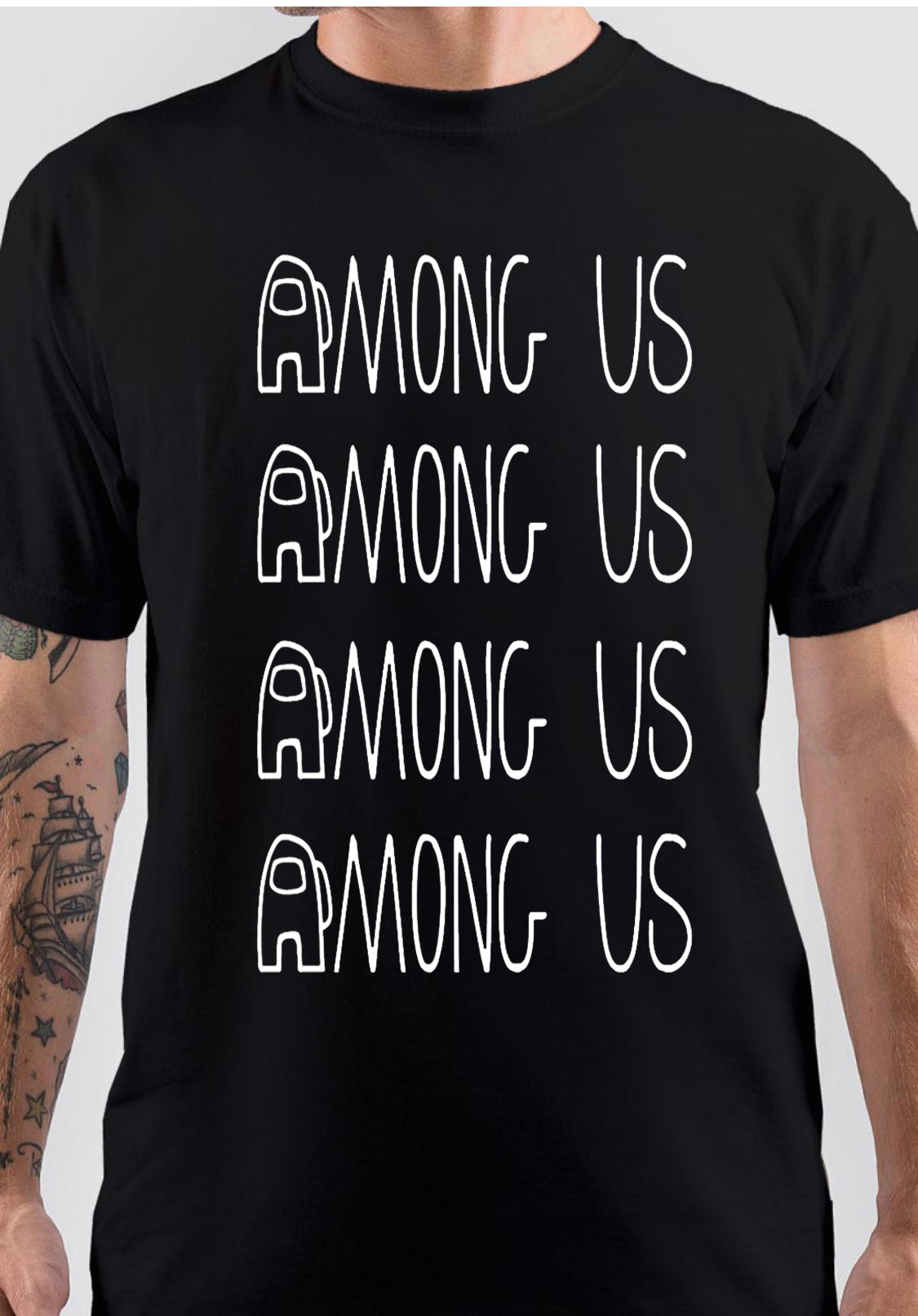 Among Us Half Sleeve T-Shirt