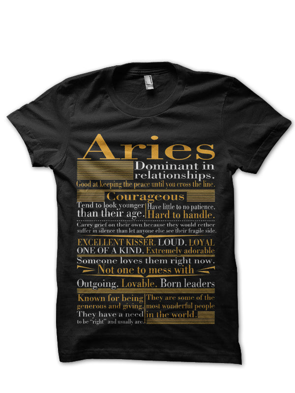Aries Black T-Shirt