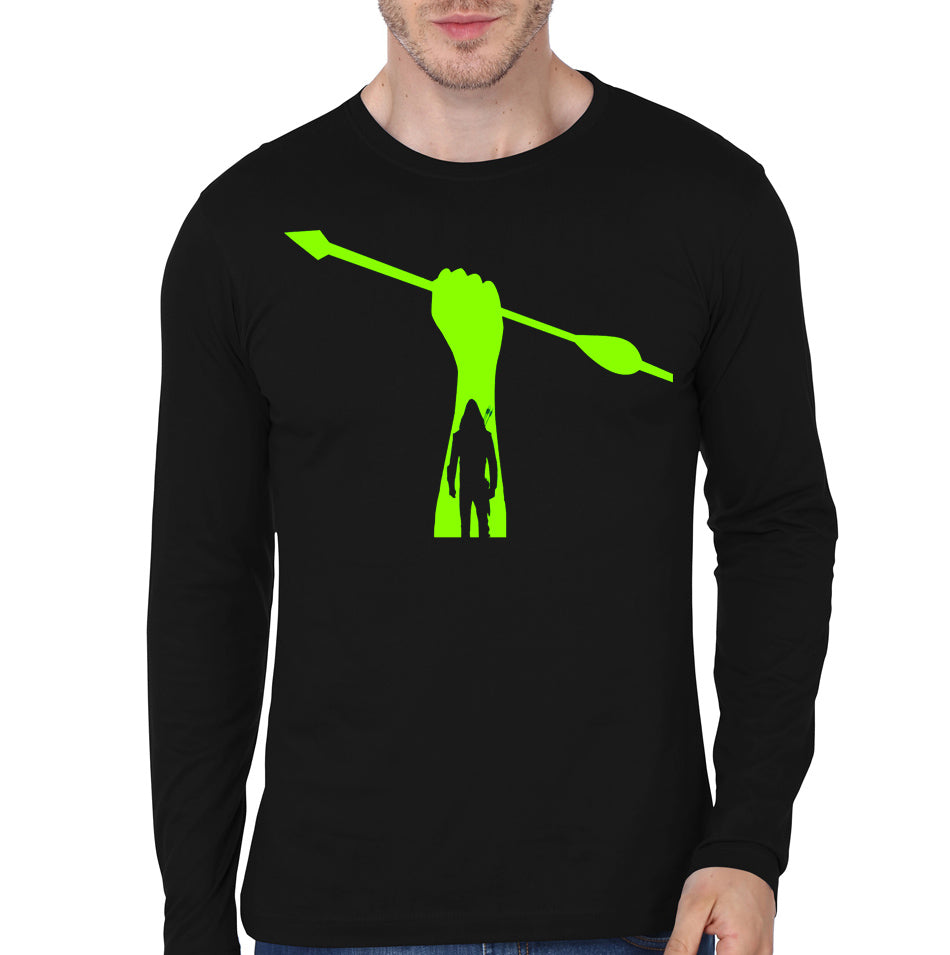 Arrow Black Full Sleeve Tee