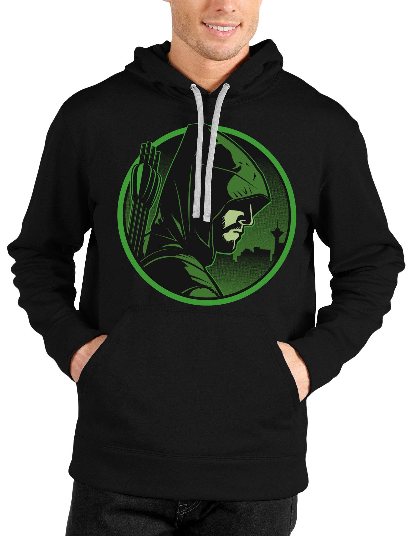 Arrow Black Hoodie