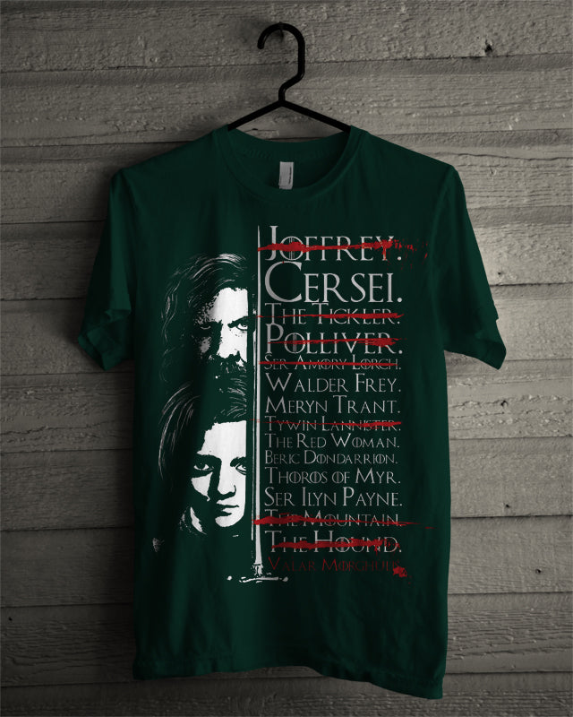 Arya Stark Black T-Shirt