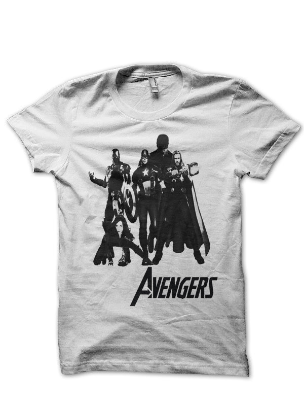 Avengers White Tee