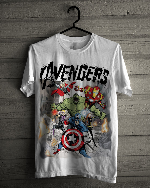 The Avengers 2 White T-Shirt