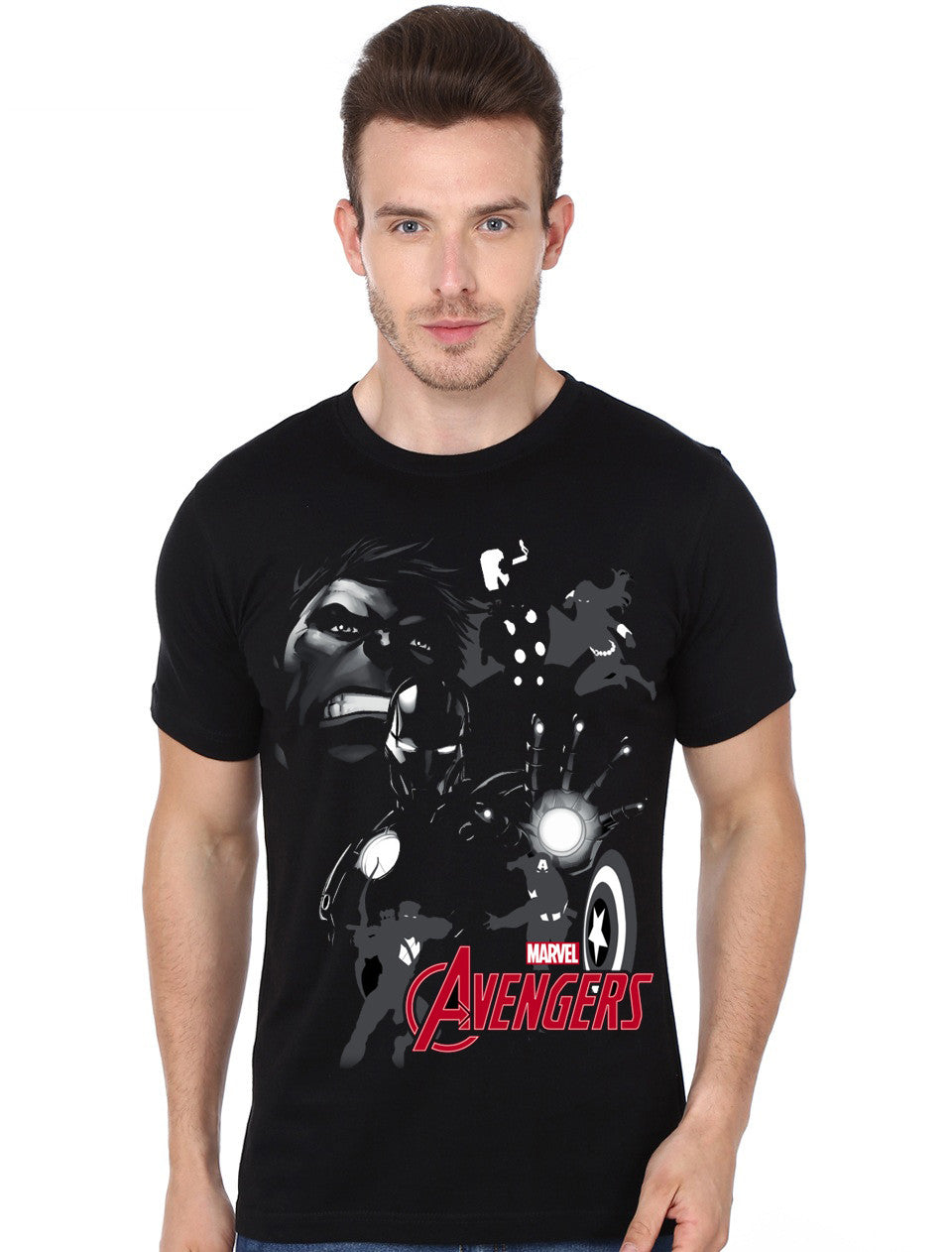 Avengers Shadows Black T-Shirt