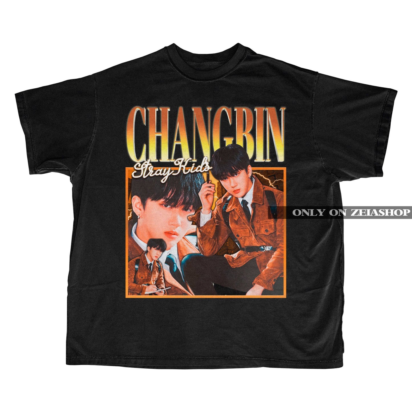 Changbin Retro Vibes Exclusive Stray Kids T-Shirt Kpop Style