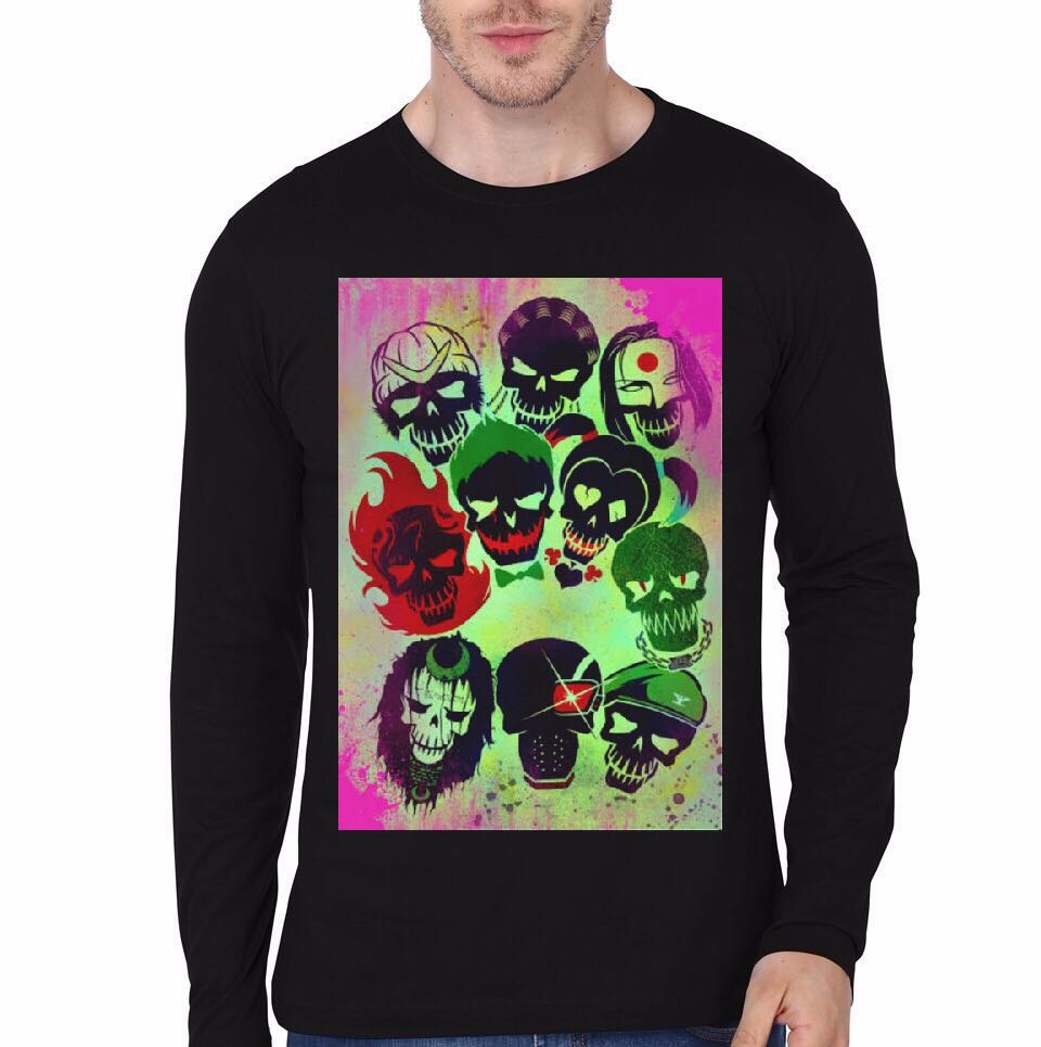 Suicide Squad Black Full Sleeve T-Shirt