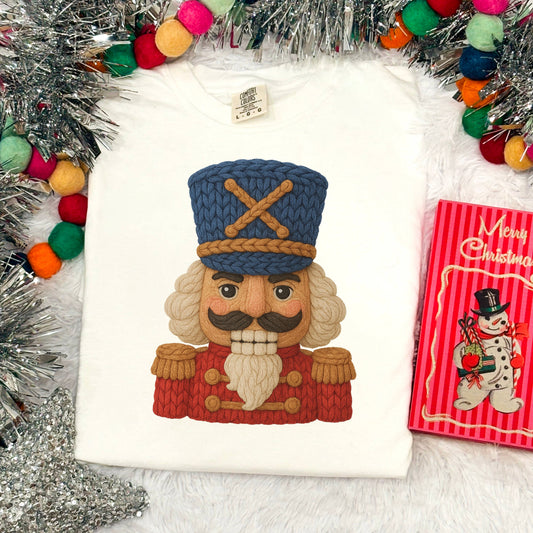 Faux Yarn Christmas 2025 Graphic Tee | Comfort Color