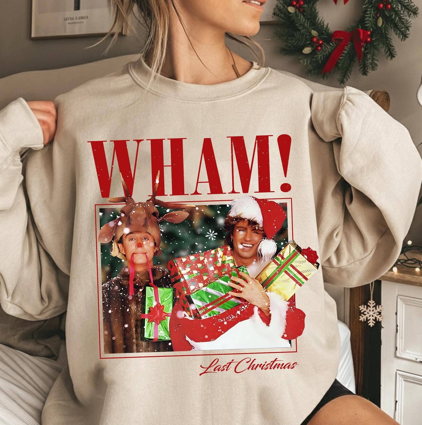 Wham Last Christmas Music Sweatshirt Retro 90s Shirt
