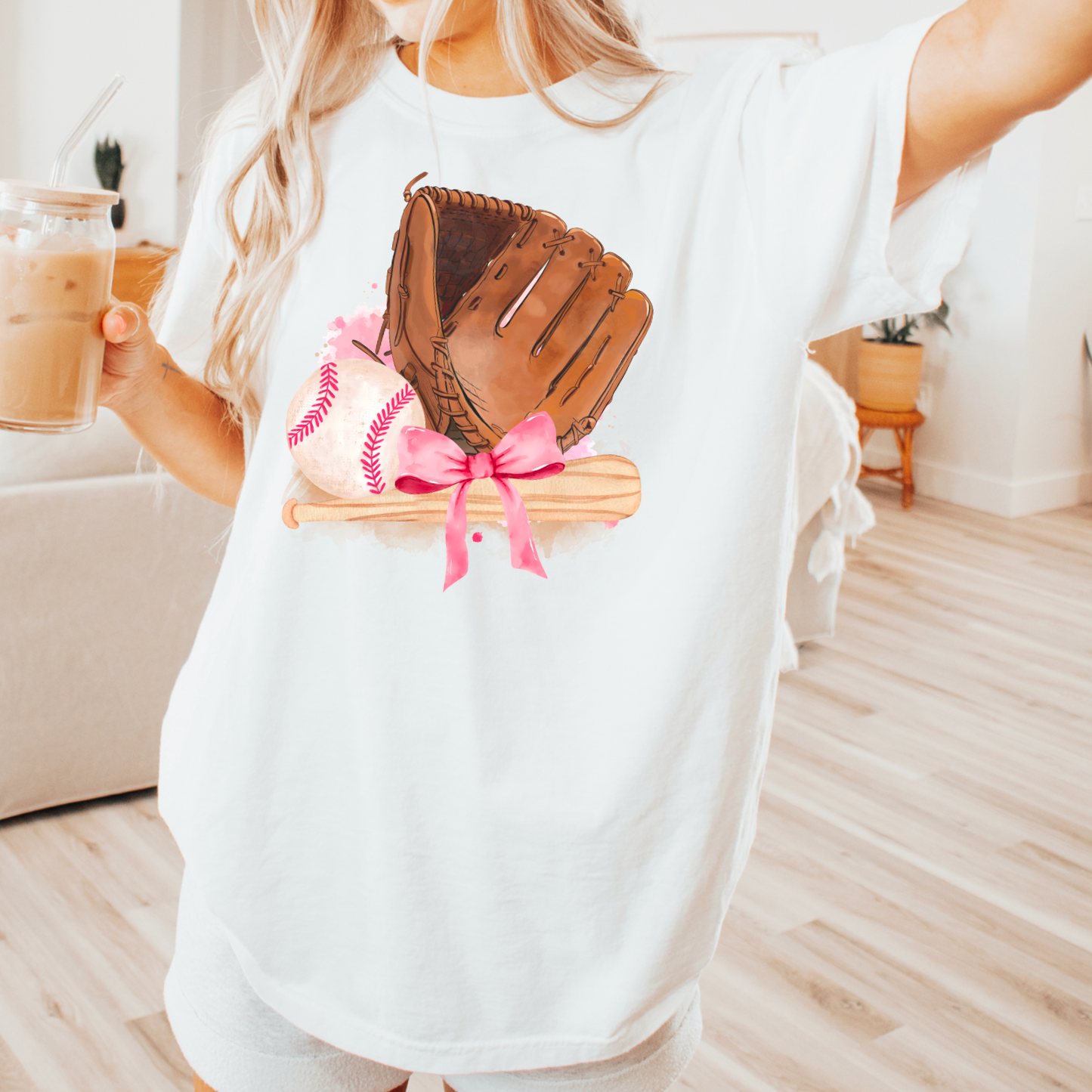 Coquette Tee | Baseball Graphic Tee | Ladies Graphic Tee