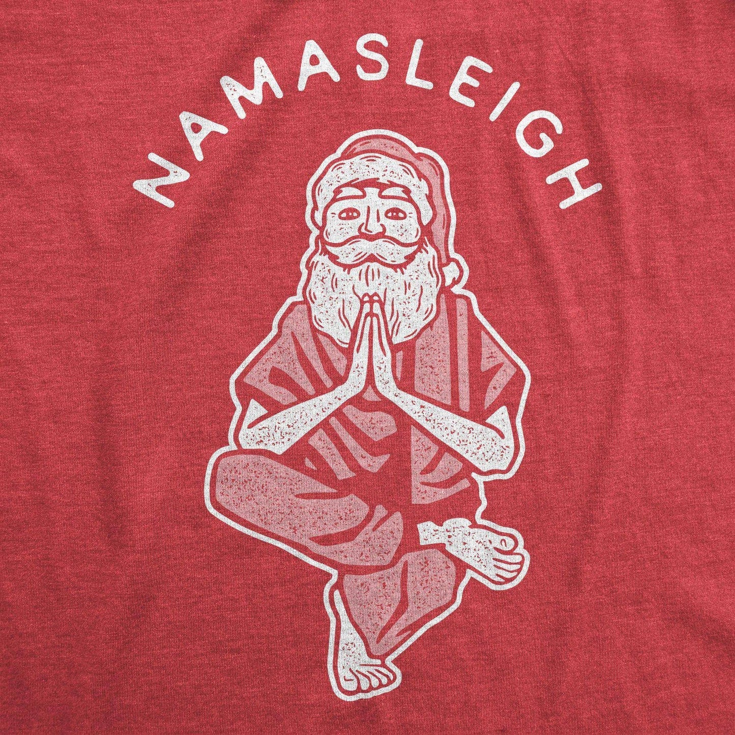 Namasleigh Men's Tshirt Christmas Graphic Tee Western T