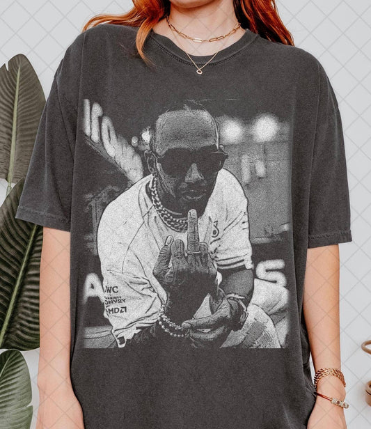 Vintage Lewis Hamilton Middle Finger Tee - Funny Gift Tshirt