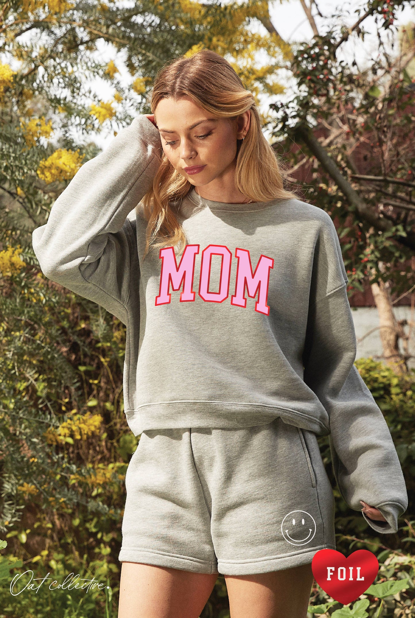 Mama Foil Mid Graphic Sweatshirt
