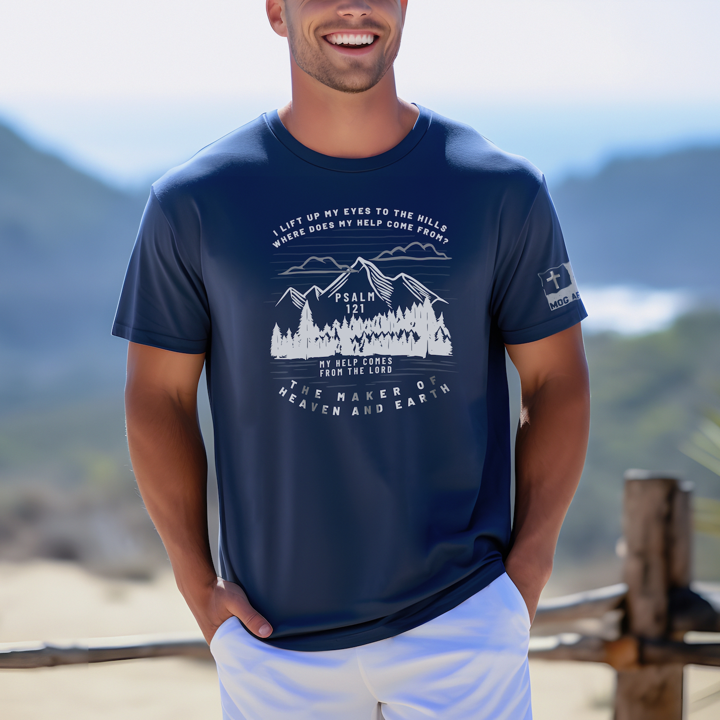 Psalm 121 Maker of Heaven and Earth Tee