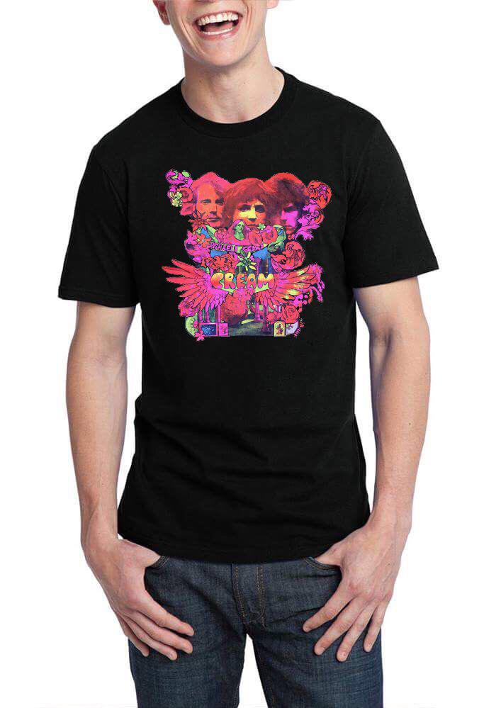 Cream Disraeli Gears Vinyl Half Sleeve T-Shirt